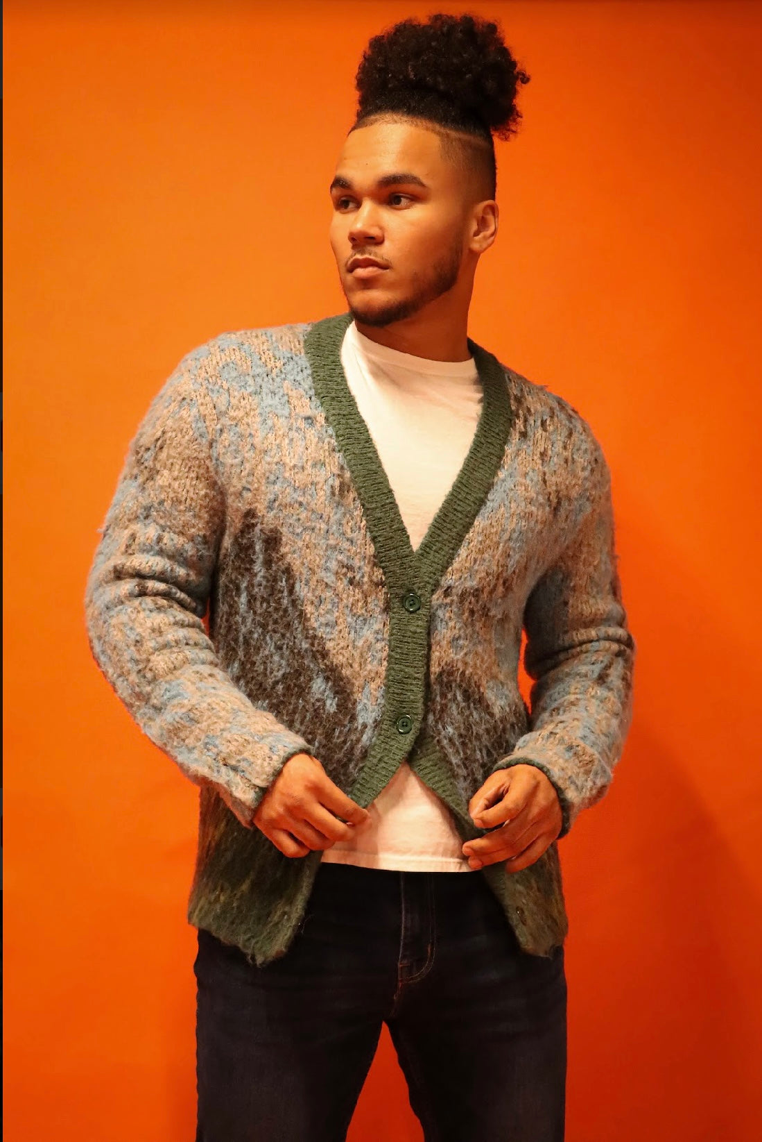 Nature Mohair Cardigan