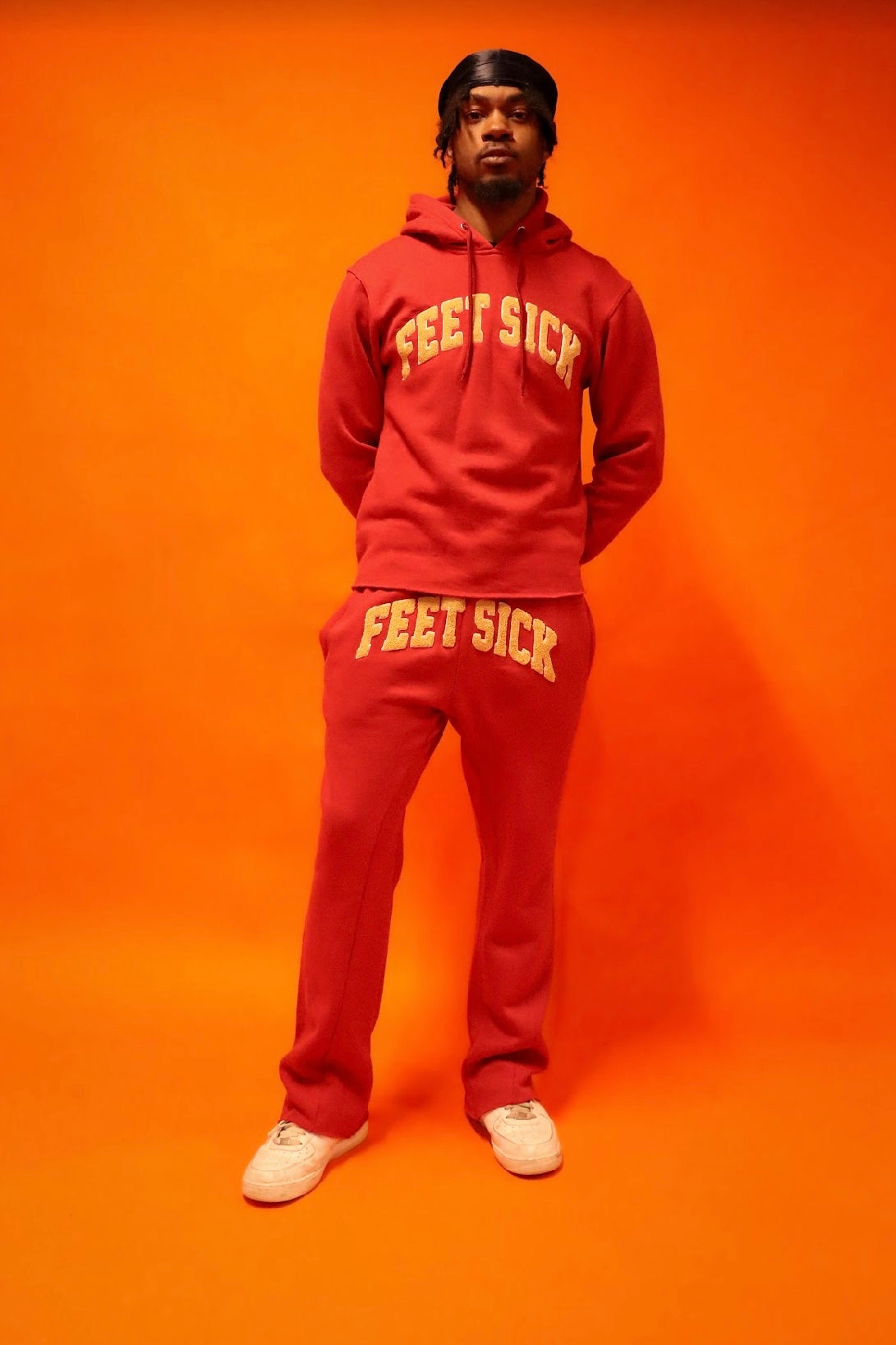 Maroon Feet Sick Sweatsuit