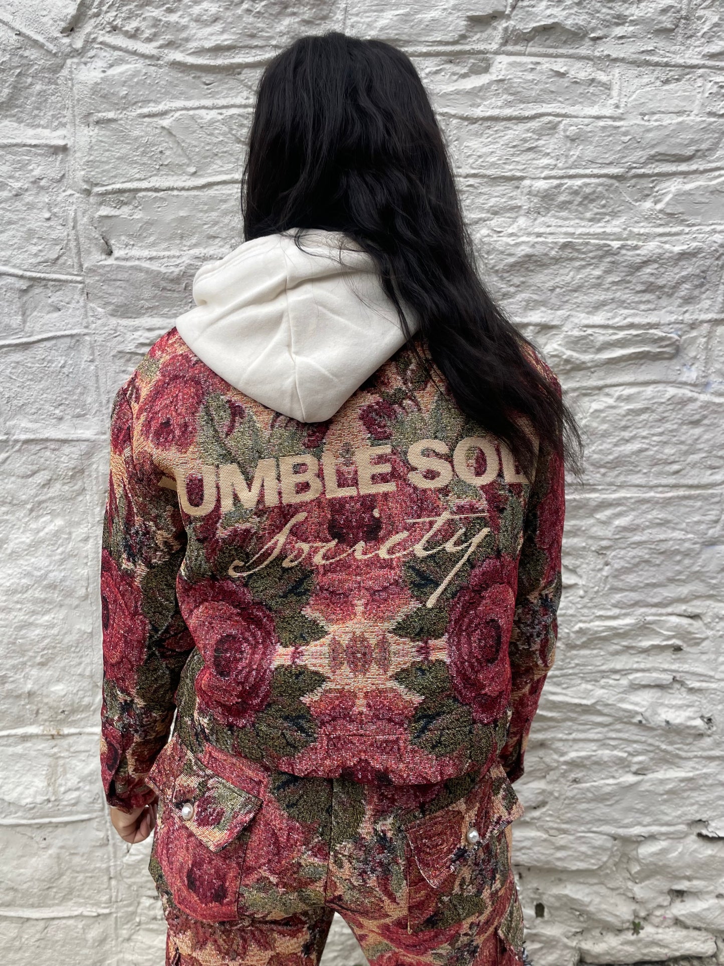 Women’s Red Rose Tapestry Jacket