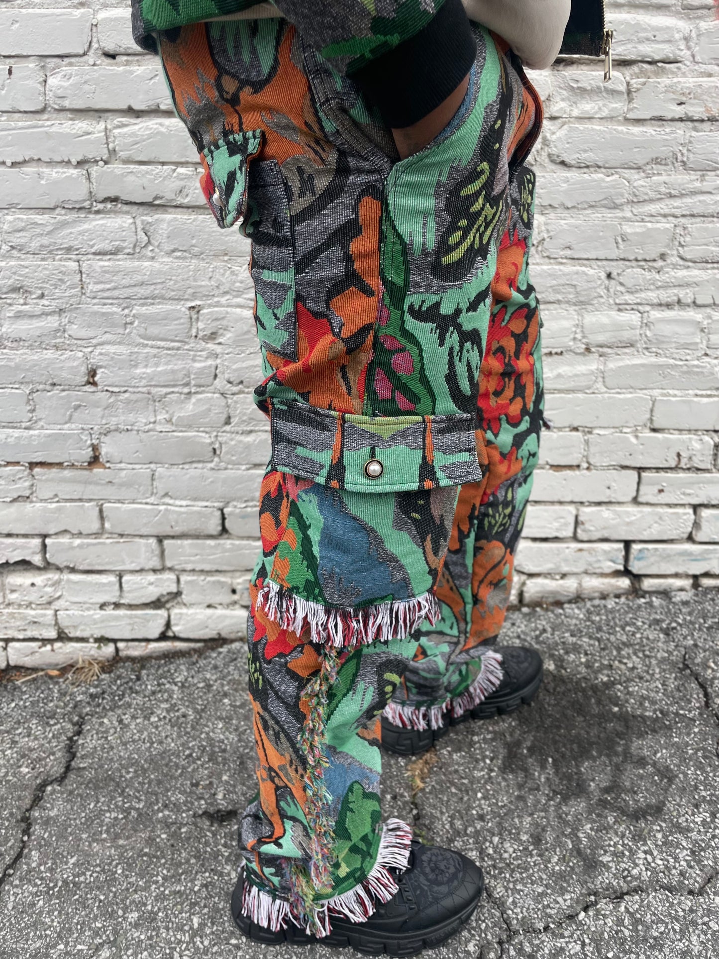 Men’s Keep Talk’n Green Tapestry Pants