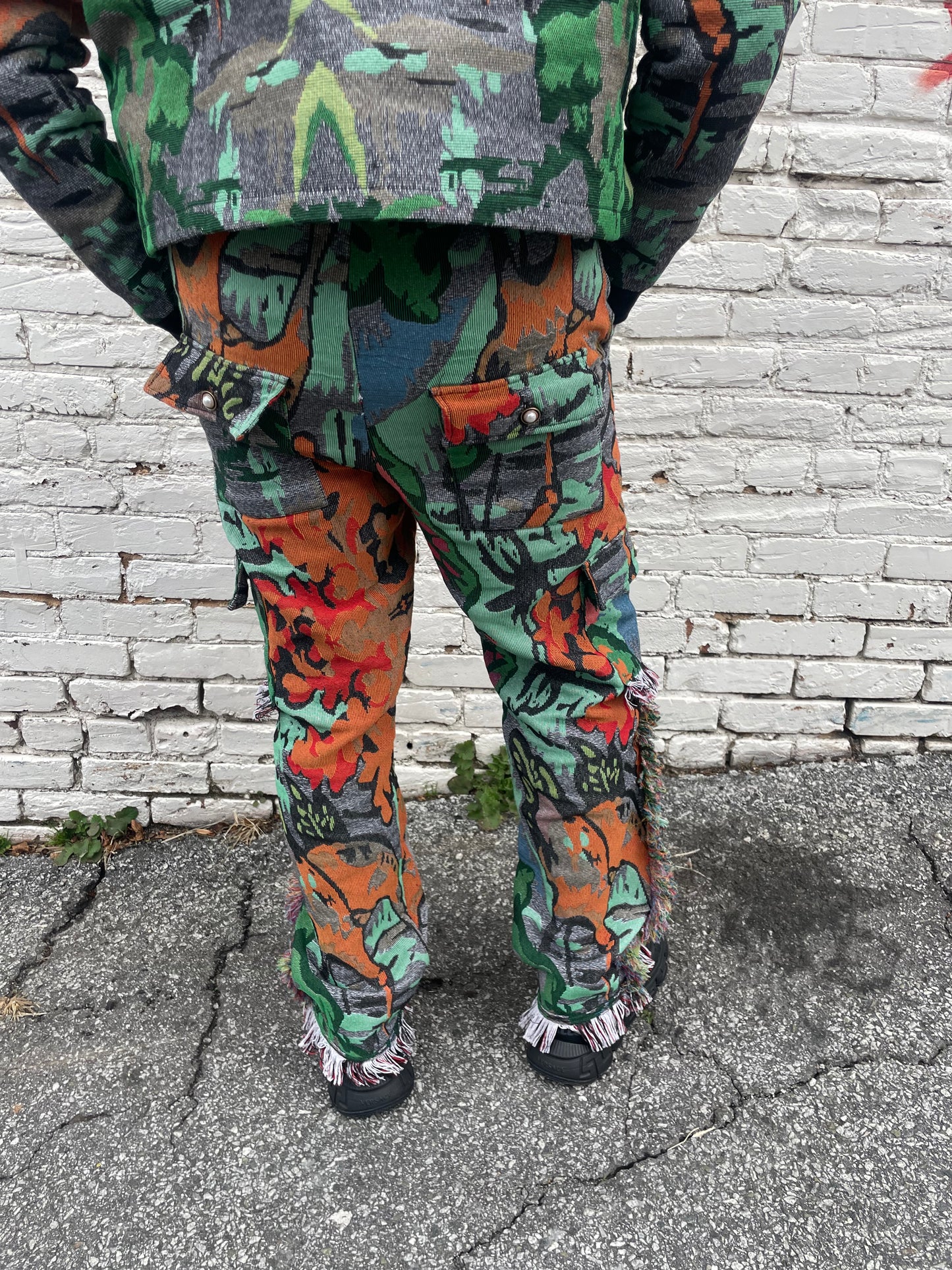 Men’s Keep Talk’n Green Tapestry Pants