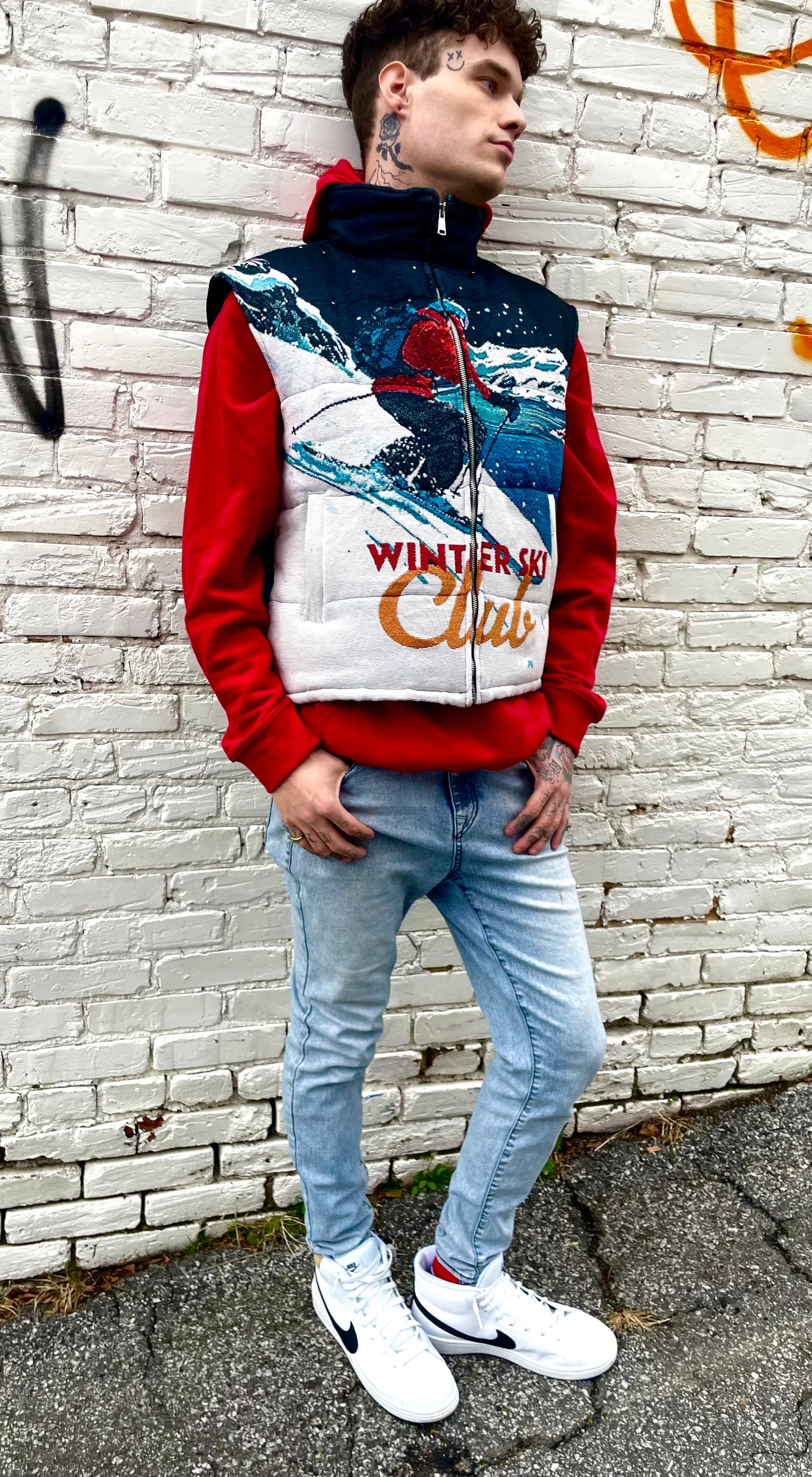 Ski Club Tapestry Vest