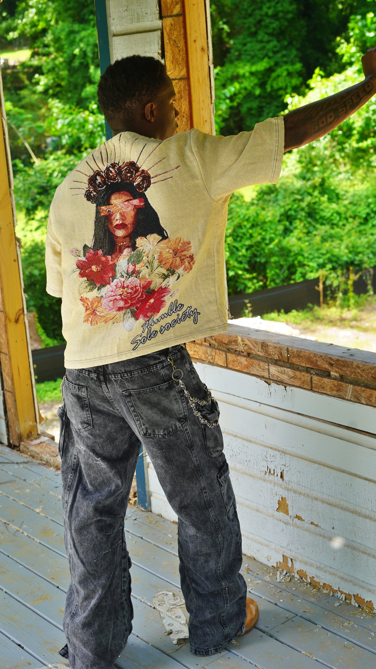 Tapestry Flower Goddess shirt