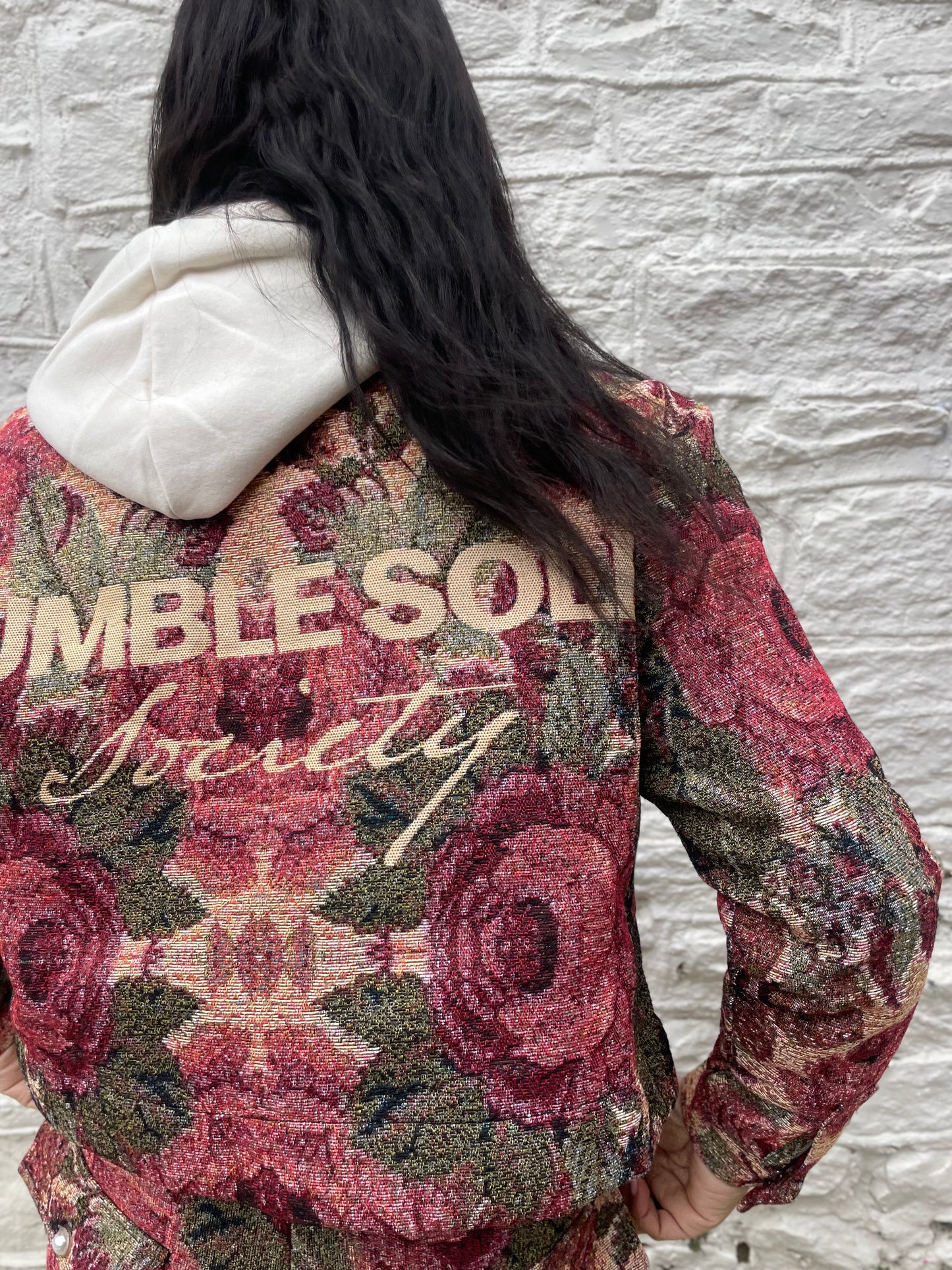 Women’s Red Rose Tapestry Jacket